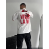 Baskılı Oversize Bisiklet Yaka T-shirt - Beyaz 157060 Baskılı Oversize Bisiklet Yaka T-shirt - Beyaz 157060