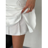 Göğüs Bağlamalı Kolsuz Mini Boy Elbise - Beyaz - 157393 Göğüs Bağlamalı Kolsuz Mini Boy Elbise - Beyaz - 157393