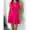 Göğüs Bağlamalı Kolsuz Mini Boy Elbise - Pembe - 157395 Göğüs Bağlamalı Kolsuz Mini Boy Elbise - Pembe - 157395