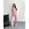 Gömlek Pantolon Ikili Takım - Toz Pembe 157416 Gömlek Pantolon Ikili Takım - Toz Pembe 157416
