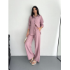 Gömlek Pantolon Ikili Takım - Toz Pembe 157416 Gömlek Pantolon Ikili Takım - Toz Pembe 157416