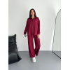Gömlek Pantolon Ikili Takım - Bordo 157420 Gömlek Pantolon Ikili Takım - Bordo 157420