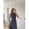 Jeans Kot Uzun Elbise - Lacivert - 157519 Jeans Kot Uzun Elbise - Lacivert - 157519