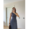 Jeans Kot Uzun Elbise - Lacivert - 157519 Jeans Kot Uzun Elbise - Lacivert - 157519