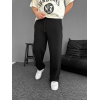 İki İplik Kumaş Baggy Alt Esofman - Siyah - 157940 İki İplik Kumaş Baggy Alt Esofman - Siyah - 157940