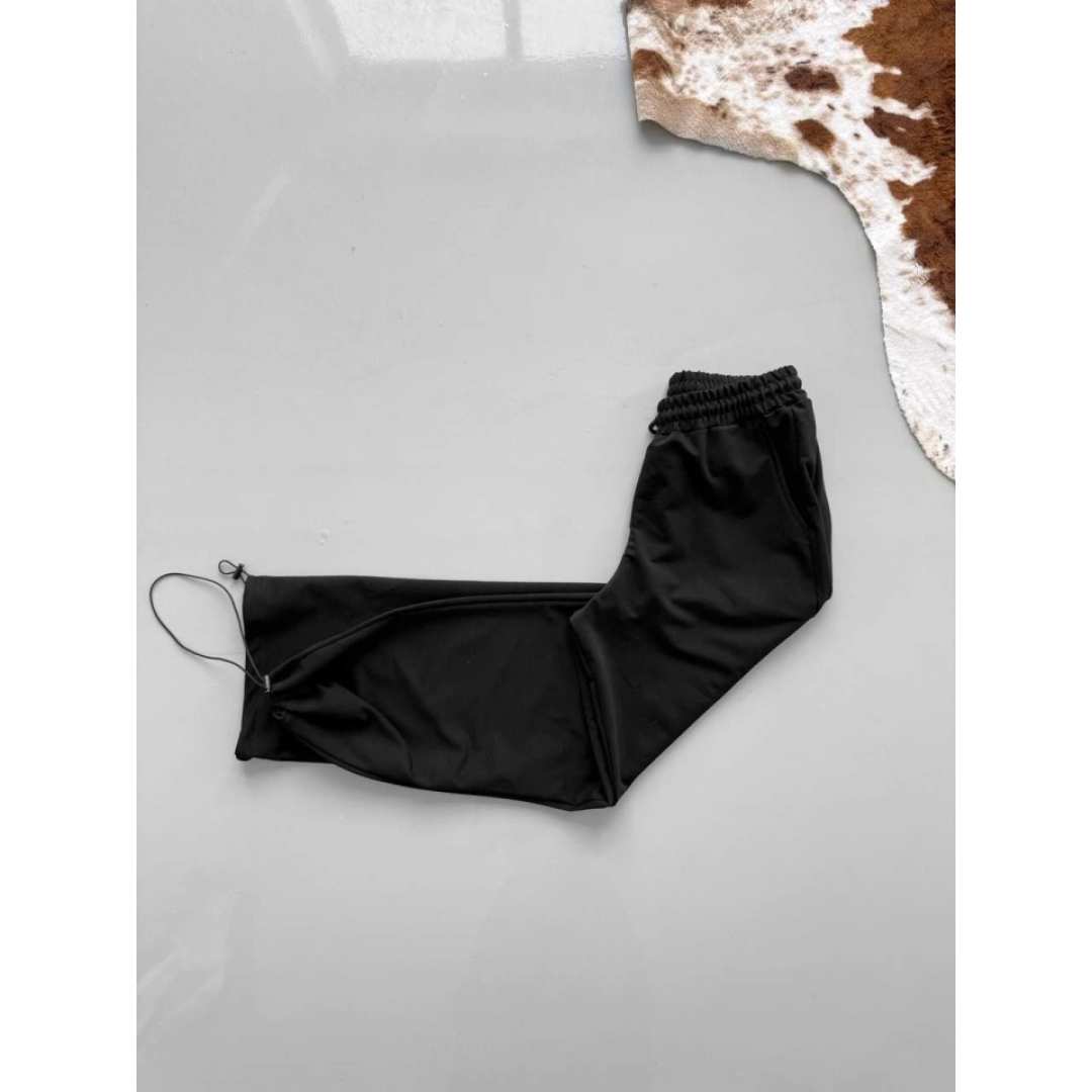 İki İplik Kumaş Baggy Alt Esofman - Siyah - 157940 İki İplik Kumaş Baggy Alt Esofman - Siyah - 157940