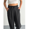 Yüksel Bel Rahat Paça Pantalon - Siyah 157944 Yüksel Bel Rahat Paça Pantalon - Siyah 157944