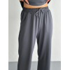 Osy Modal Yumuşak Dokulu Kumaş Kısa Kollu Yakalı T-shirt Pantalon Ikili Takım- Antrasit 157952 Osy Modal Yumuşak Dokulu Kumaş Kısa Kollu Yakalı T-shirt Pantalon Ikili Takım- Antrasit 157952