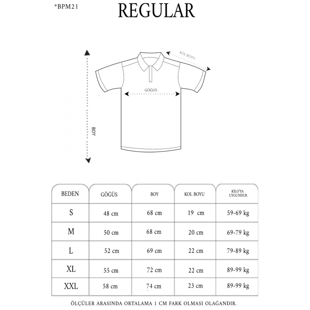 Yakası Düğmeli Yakalı Pike Baskılı T-Shirt - Beyaz 158583 Yakası Düğmeli Yakalı Pike Baskılı T-Shirt - Beyaz 158583