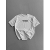 Baskılı Oversize Bisiklet Yaka T-shirt - Beyaz 158585 Baskılı Oversize Bisiklet Yaka T-shirt - Beyaz 158585