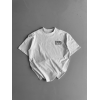 Baskılı Oversize Bisiklet Yaka T-shirt - Beyaz 158753 Baskılı Oversize Bisiklet Yaka T-shirt - Beyaz 158753