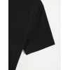 Baskılı Oversize Bisiklet Yaka T-shirt - Siyah - 158838 Baskılı Oversize Bisiklet Yaka T-shirt - Siyah - 158838
