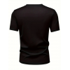 Baskılı Oversize Bisiklet Yaka T-shirt - Siyah - 158845 Baskılı Oversize Bisiklet Yaka T-shirt - Siyah - 158845