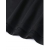 Baskılı Oversize Bisiklet Yaka T-shirt - Siyah - 158845 Baskılı Oversize Bisiklet Yaka T-shirt - Siyah - 158845