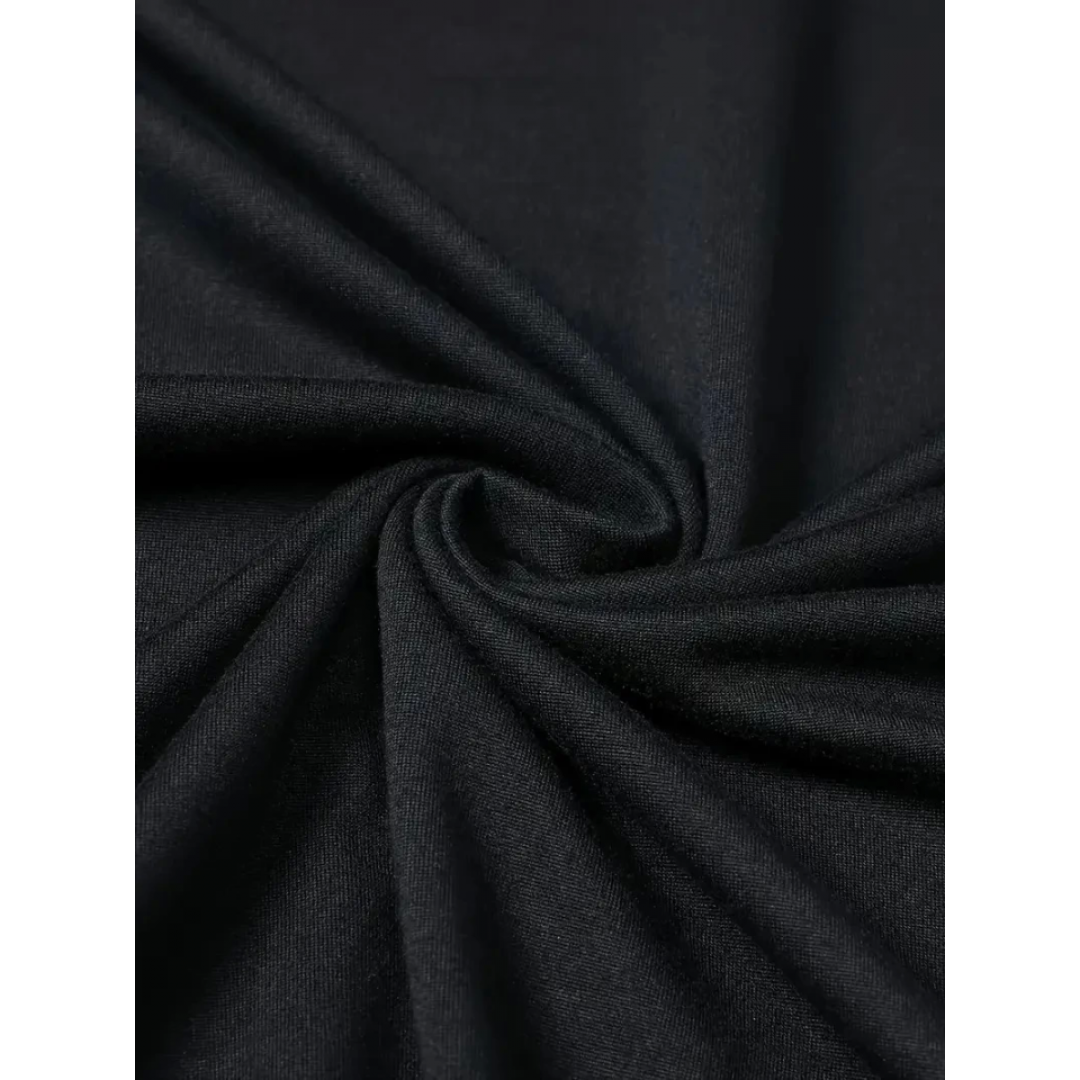 Baskılı Oversize Bisiklet Yaka T-shirt - Siyah - 158845 Baskılı Oversize Bisiklet Yaka T-shirt - Siyah - 158845
