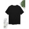Baskılı Oversize Bisiklet Yaka T-shirt - Siyah 158856 Baskılı Oversize Bisiklet Yaka T-shirt - Siyah 158856