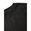 Fiyonk Baskılı Siyah Oversize Unisex T-shirt- Siyah 158921