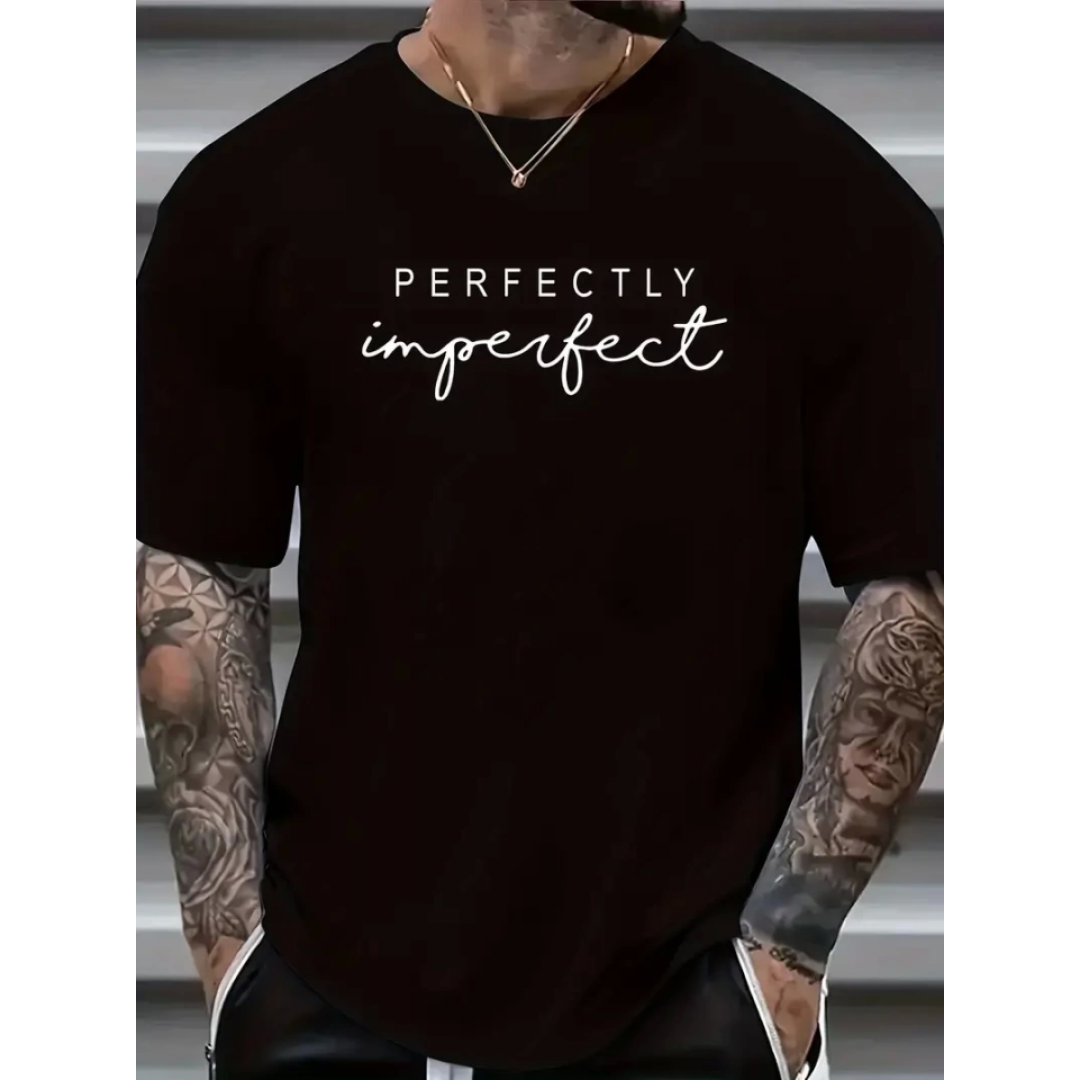 Erkekler Için PERFECTLY Günlük Tişört - Siyah - 158922 Erkekler Için PERFECTLY Günlük Tişört - Siyah - 158922