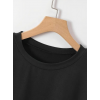 New York Baskılı Oversize Bisiklet Yaka T-shirt - Siyah - 158930 New York Baskılı Oversize Bisiklet Yaka T-shirt - Siyah - 158930
