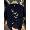 Baskılı Oversize Bisiklet Yaka T-shirt - Beyaz 158940 Baskılı Oversize Bisiklet Yaka T-shirt - Beyaz 158940