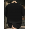 Baskılı Oversize Bisiklet Yaka T-shirt - Siyah - 158942 Baskılı Oversize Bisiklet Yaka T-shirt - Siyah - 158942