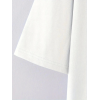 Baskılı Oversize Bisiklet Yaka T-shirt - Beyaz - 158943 Baskılı Oversize Bisiklet Yaka T-shirt - Beyaz - 158943