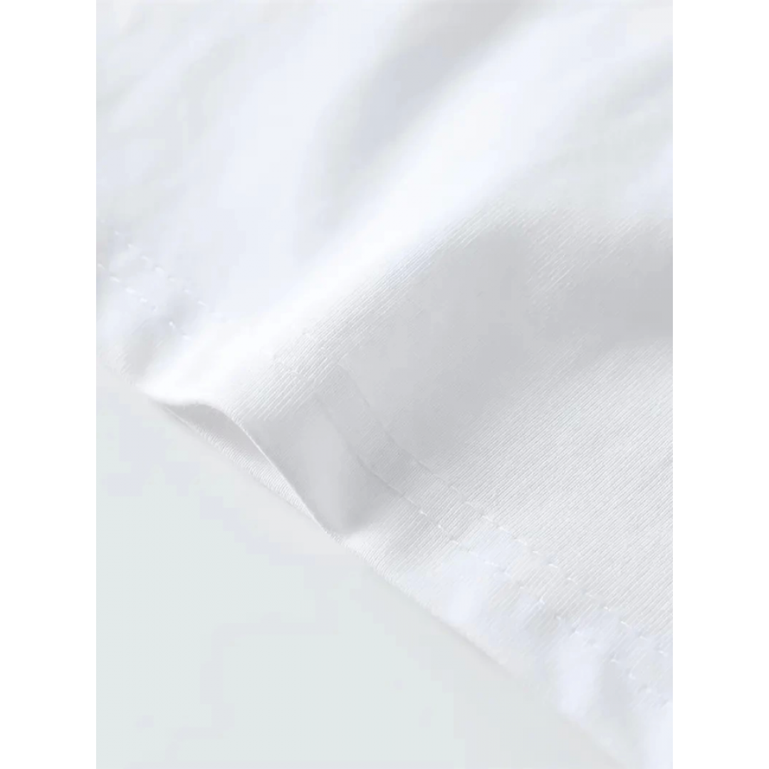Baskılı Oversize Bisiklet Yaka T-shirt - Beyaz 158961 Baskılı Oversize Bisiklet Yaka T-shirt - Beyaz 158961