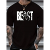 Baskılı Oversize Bisiklet Yaka T-shirt - Siyah 158963 Baskılı Oversize Bisiklet Yaka T-shirt - Siyah 158963