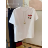 Baskılı Oversize Bisiklet Yaka T-shirt - Beyaz - 158974 Baskılı Oversize Bisiklet Yaka T-shirt - Beyaz - 158974