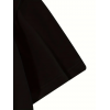 Baskılı Oversize Bisiklet Yaka T-shirt - Siyah - 158976 Baskılı Oversize Bisiklet Yaka T-shirt - Siyah - 158976