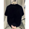 Baskılı Oversize Bisiklet Yaka T-shirt - Siyah 159024 Baskılı Oversize Bisiklet Yaka T-shirt - Siyah 159024
