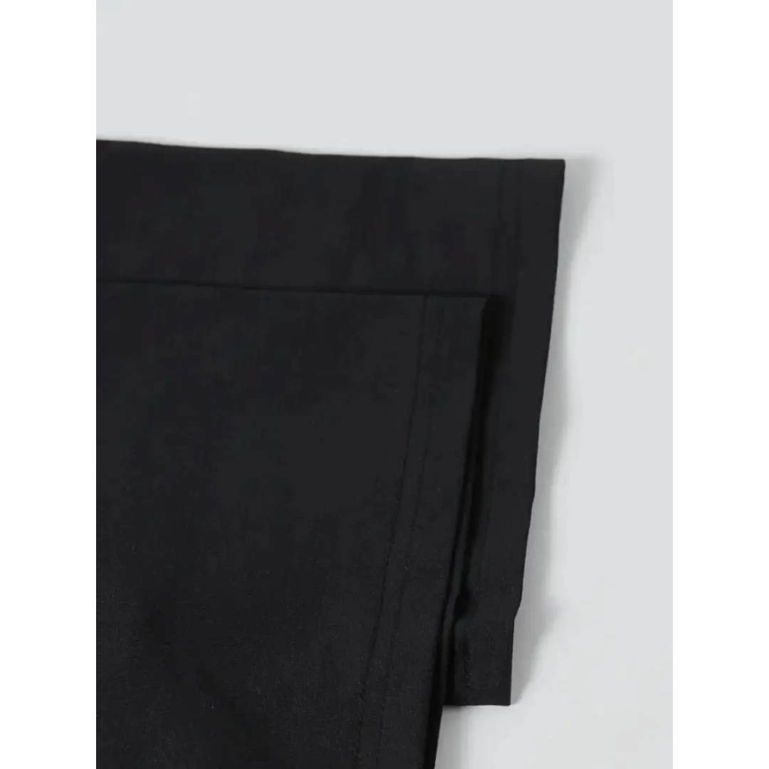 Baskılı Oversize Bisiklet Yaka T-shirt - Siyah - 159032
