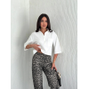 Crop Yakalı Gömlek Üç Çeyrek Sleeve Kol - Beyaz 159605 Crop Yakalı Gömlek Üç Çeyrek Sleeve Kol - Beyaz 159605
