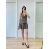 Takım Görünümlu Yelekli Mini Elbise- Füme 159856 Takım Görünümlu Yelekli Mini Elbise- Füme 159856