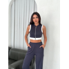 Osy Modal Yumuşak Dokulu Kumaş Tam Fermuarlı Crop Pantalon İkili Takım - Antrasit 159905 Osy Modal Yumuşak Dokulu Kumaş Tam Fermuarlı Crop Pantalon İkili Takım - Antrasit 159905