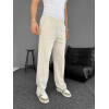 Su Yolu Çizgili Cepli Pantalon - Bej - 160908