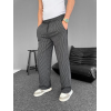 Su Yolu Çizgili Cepli Pantalon - Siyah - 160909