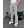 Su Yolu Çizgili Cepli Pantalon - Gri - 160910