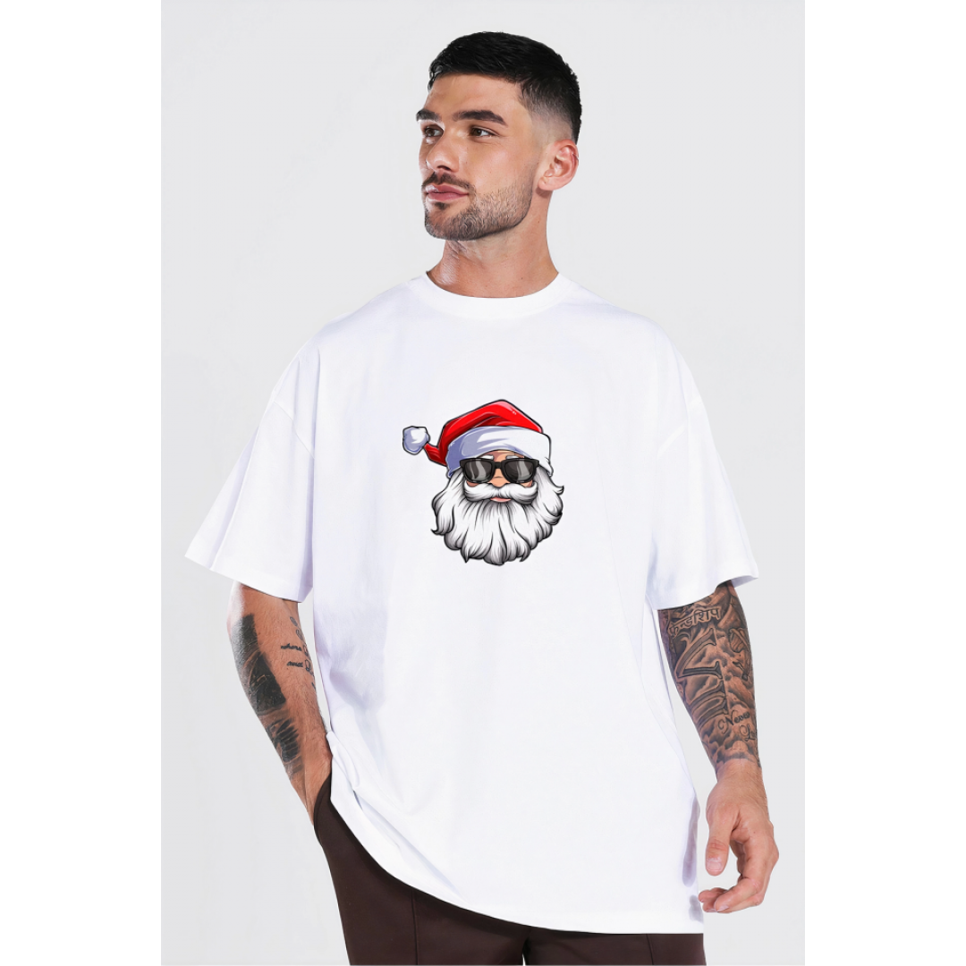 Gözlüklü Noel Baba T-shirt - Beyaz 161325 Gözlüklü Noel Baba T-shirt - Beyaz 161325