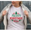 MERRY CHRISTMAS From The Miller Baskılı T-shirt - Beyaz 161331