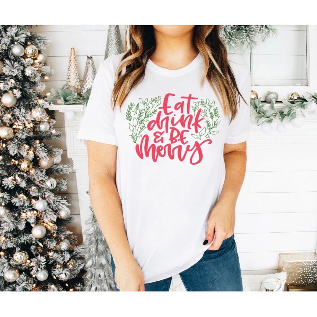 Noel İçin Özel Tasarım T-shirt - Beyaz 161333
