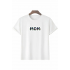 Anneler Gününe Özel Tasarım Mom Çiçek Baskılı T-shirt - Beyaz 161354 Anneler Gününe Özel Tasarım Mom Çiçek Baskılı T-shirt - Beyaz 161354