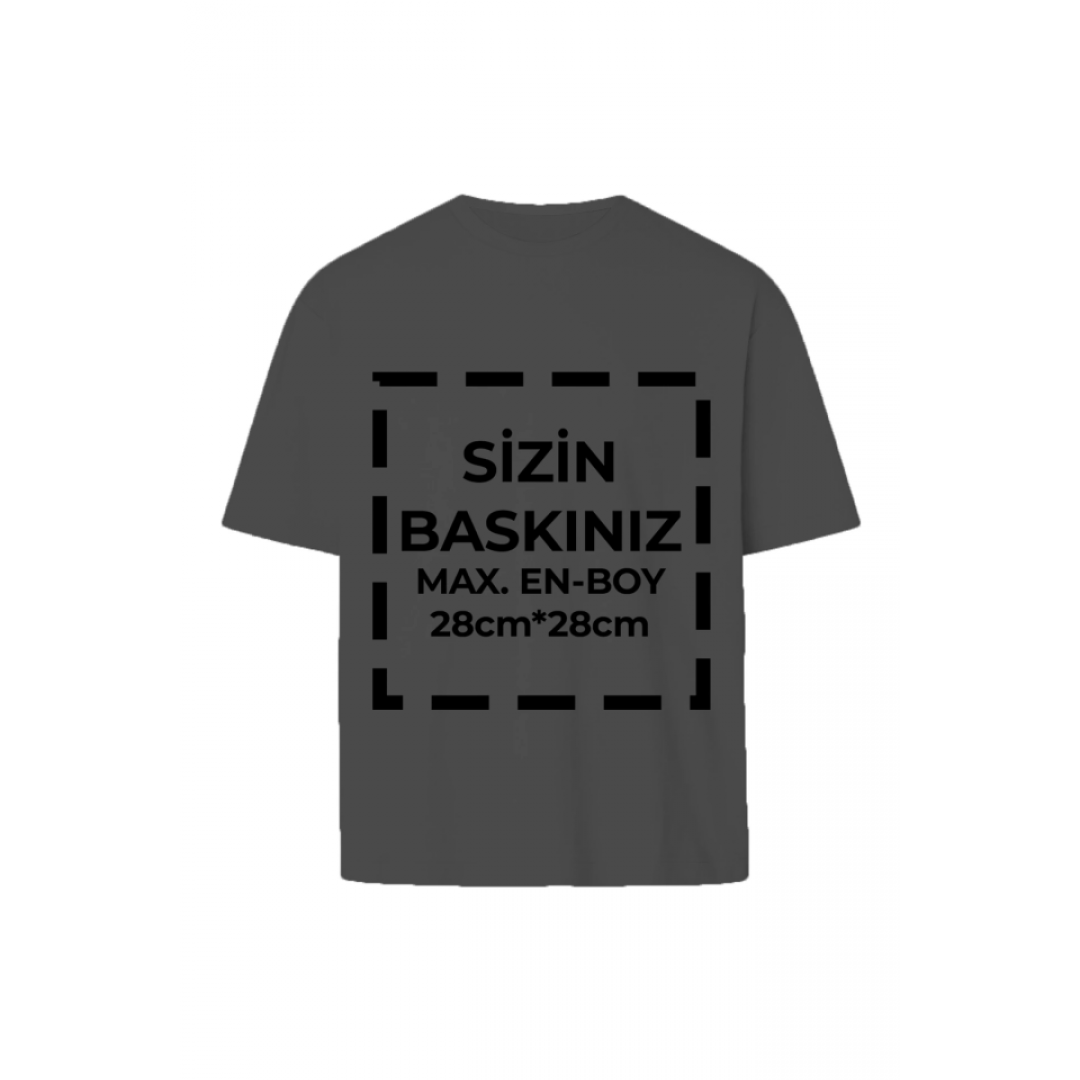 Tişört Tasarla 24/1 Kumaş - Füme - 162211 Tişört Tasarla 24/1 Kumaş - Füme - 162211