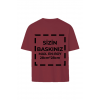 Tişört Tasarla 24/1 Kumaş - Bordo - 162213 Tişört Tasarla 24/1 Kumaş - Bordo - 162213