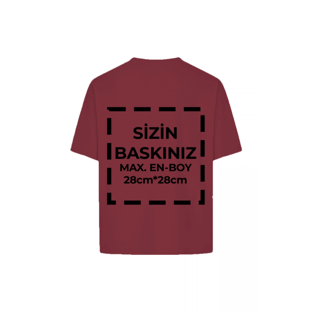 Tişört Tasarla 24/1 Kumaş - Bordo - 162213 Tişört Tasarla 24/1 Kumaş - Bordo - 162213