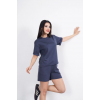 Osy Modal Yumuşak Dokulu Kumaş Bisiklet Yaka T-shirt Kısa Şort İkili Takım - Antrasit 162237 Osy Modal Yumuşak Dokulu Kumaş Bisiklet Yaka T-shirt Kısa Şort İkili Takım - Antrasit 162237