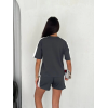 Osy Modal Yumuşak Dokulu Kumaş Parçalı Bisiklet Yaka T-shirt Kısa Şort İkili Takım - Antrasit 162244 Osy Modal Yumuşak Dokulu Kumaş Parçalı Bisiklet Yaka T-shirt Kısa Şort İkili Takım - Antrasit 162244