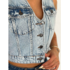 Kot Jeans Yelek - Buz Mavisi - 162255 Kot Jeans Yelek - Buz Mavisi - 162255