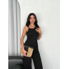 Osy Modal Yumuşak Dokulu Kumaş Bisiklet Yaka Sıfır Kol Bluz Omuz Toka Aksesuar Detaylı - Siyah - 162342 Osy Modal Yumuşak Dokulu Kumaş Bisiklet Yaka Sıfır Kol Bluz Omuz Toka Aksesuar Detaylı - Siyah - 162342