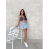 Kot Jeans Kesimetrik Kesim Cepli Şortlu Etek - Mavi 162723 Kot Jeans Kesimetrik Kesim Cepli Şortlu Etek - Mavi 162723
